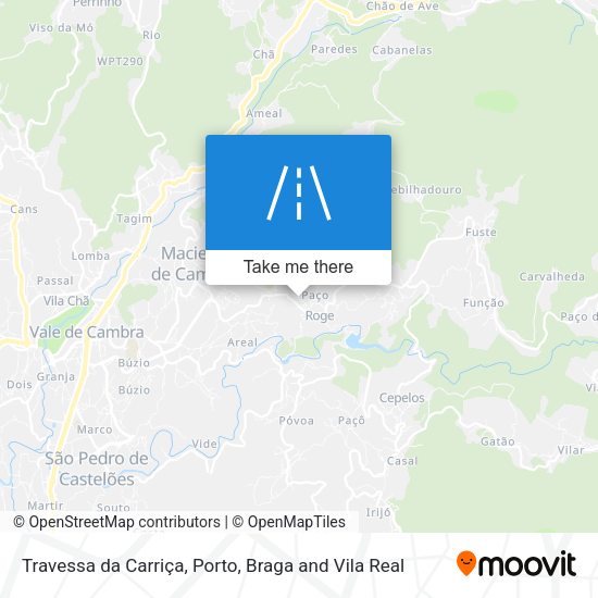 Travessa da Carriça map
