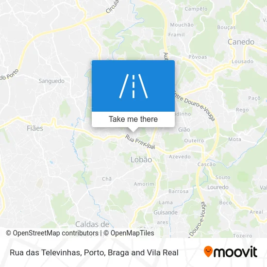 Rua das Televinhas map