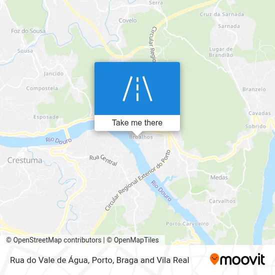 Rua do Vale de Água map