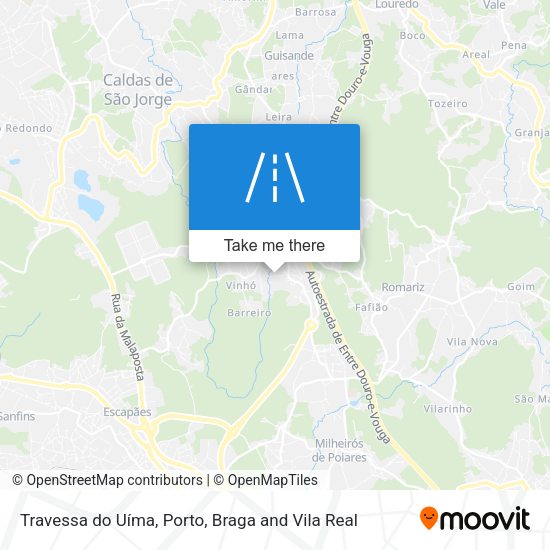 Travessa do Uíma mapa