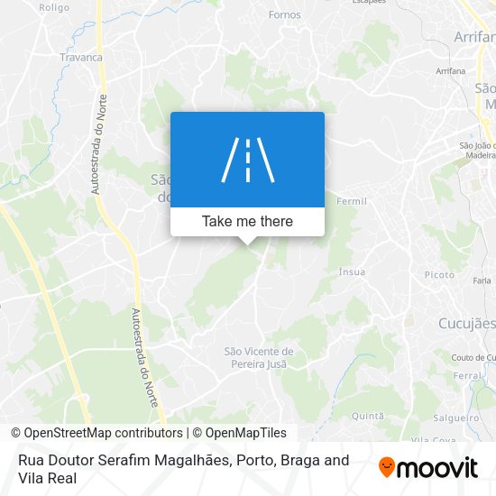 Rua Doutor Serafim Magalhães mapa