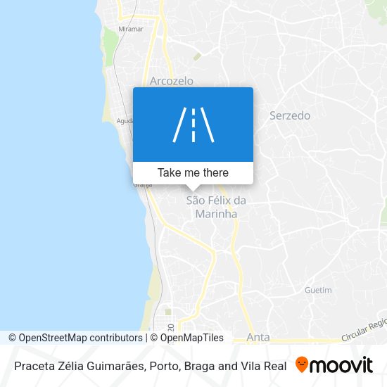 Praceta Zélia Guimarães mapa