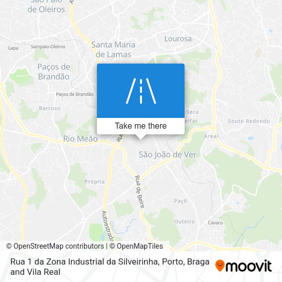 Rua 1 da Zona Industrial da Silveirinha map