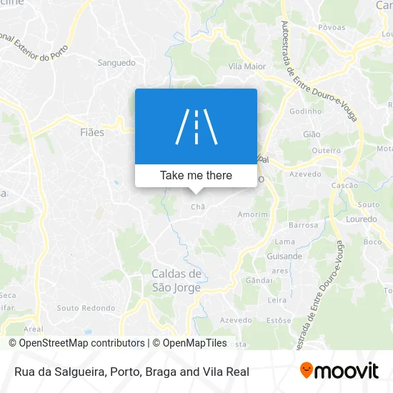 Rua da Salgueira map