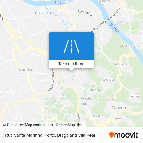 Rua Santa Marinha map