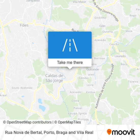 Rua Nova de Bertal map