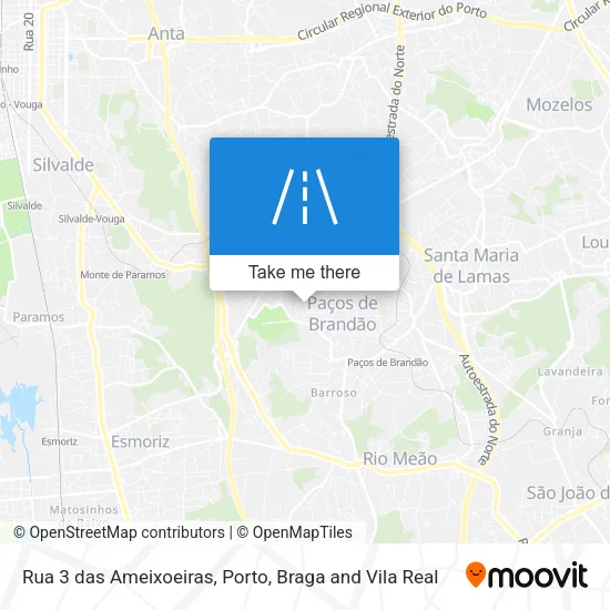 Rua 3 das Ameixoeiras map
