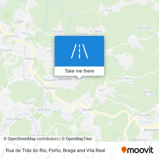 Rua de Trás do Rio map