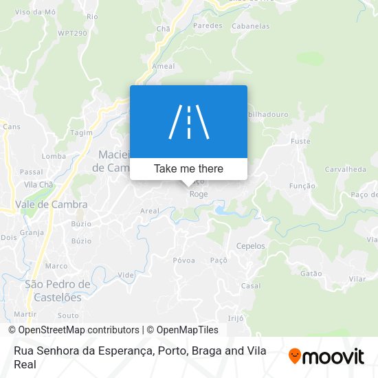 Rua Senhora da Esperança map