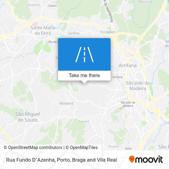 Rua Fundo D´Azenha map