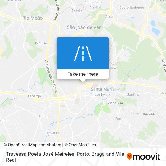 Travessa Poeta José Meireles mapa