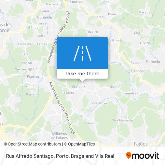 Rua Alfredo Santiago map