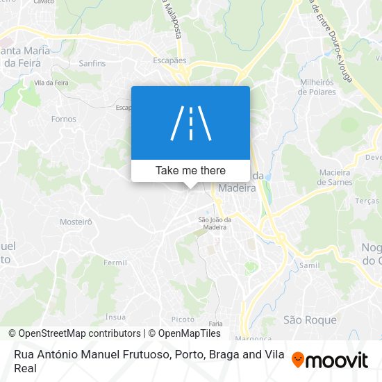 Rua António Manuel Frutuoso map
