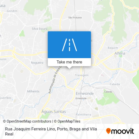 Rua Joaquim Ferreira Lino mapa