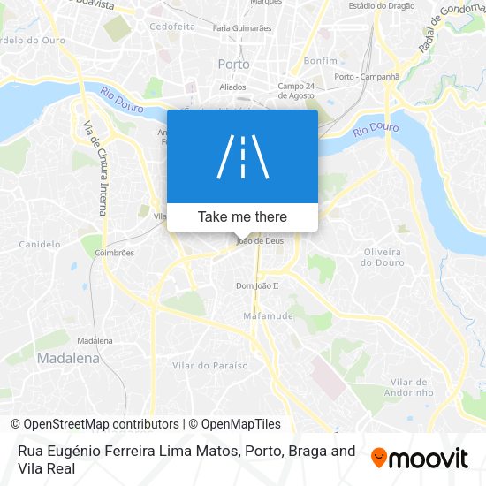 Rua Eugénio Ferreira Lima Matos mapa