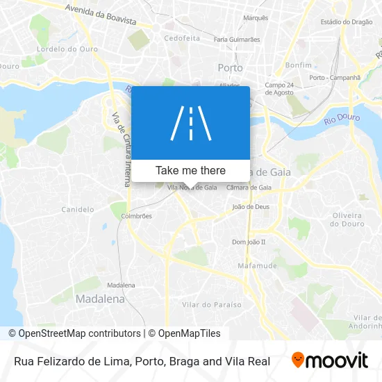 Rua Felizardo de Lima map