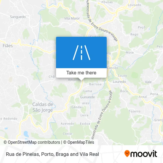 Rua de Pinelas map