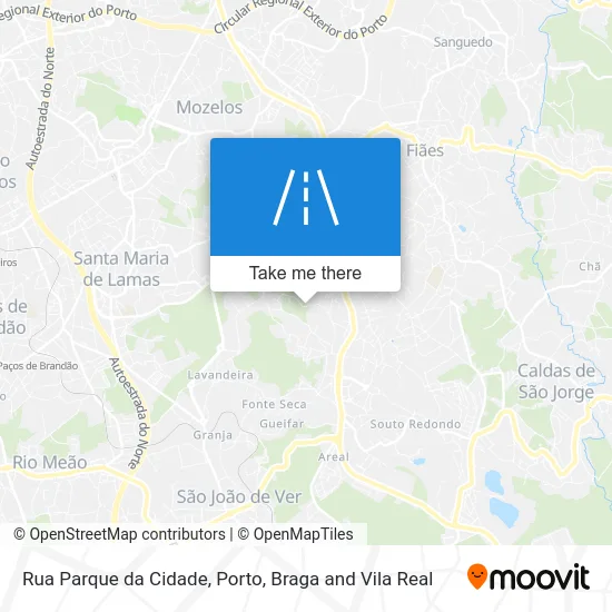 Rua Parque da Cidade map