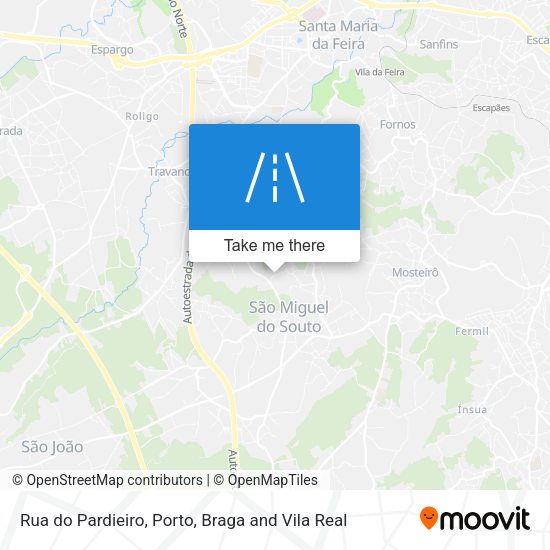 Rua do Pardieiro map