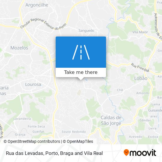 Rua das Levadas map