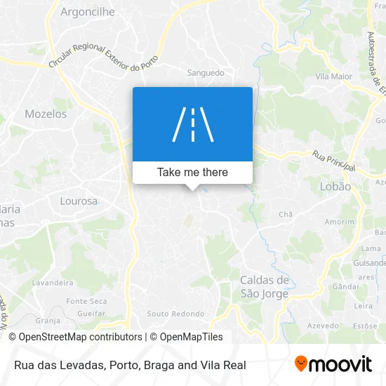 Rua das Levadas map
