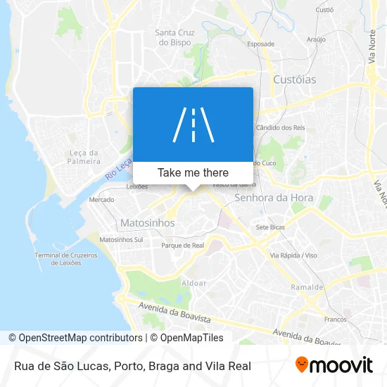 Rua de São Lucas map