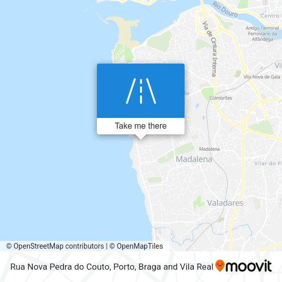 Rua Nova Pedra do Couto map