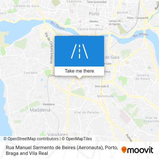 Rua Manuel Sarmento de Beires (Aeronauta) map