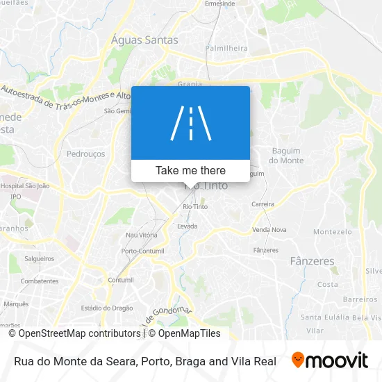 Rua do Monte da Seara map