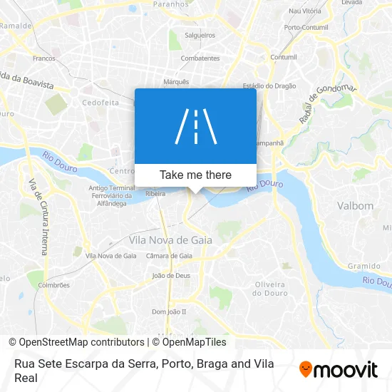 Rua Sete Escarpa da Serra map