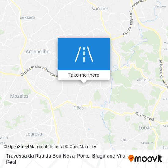 Travessa da Rua da Boa Nova map