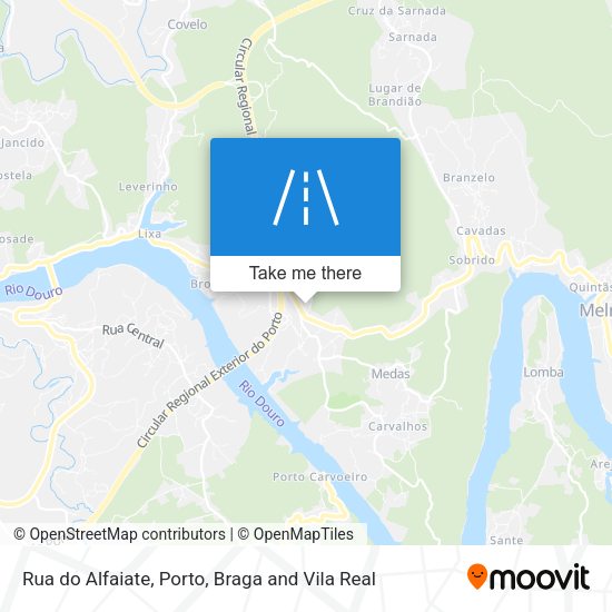 Rua do Alfaiate mapa