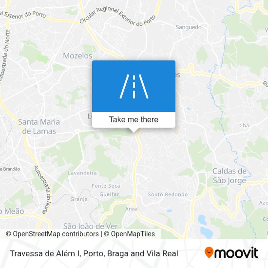 Travessa de Além I map