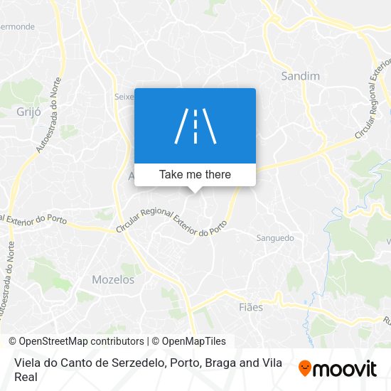 Viela do Canto de Serzedelo map
