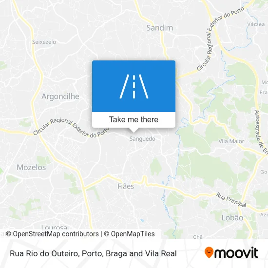 Rua Rio do Outeiro map