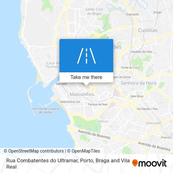 Rua Combatentes do Ultramar map