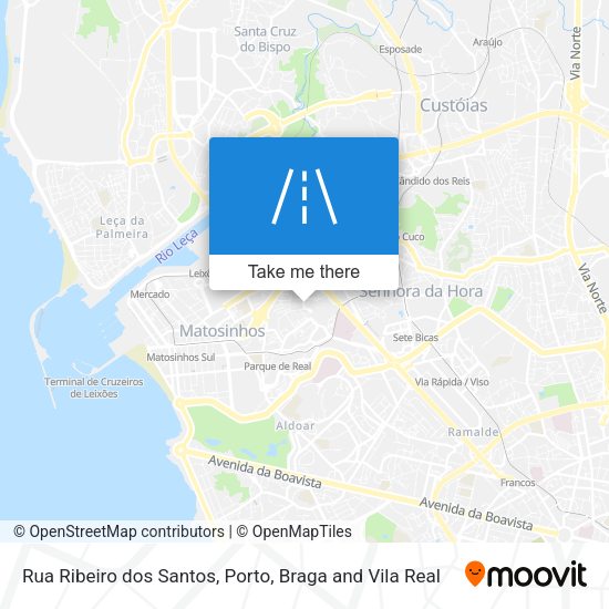Rua Ribeiro dos Santos mapa