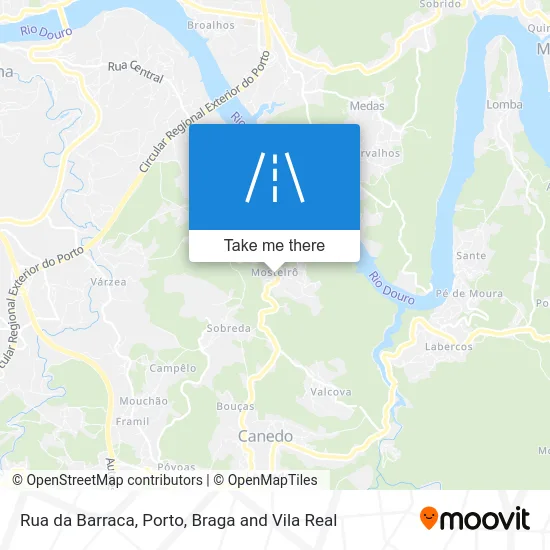 Rua da Barraca map