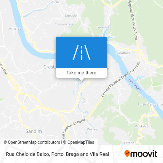 Rua Chelo de Baixo map