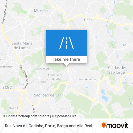 Rua Nova da Cadinha map