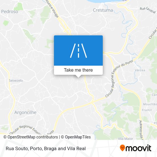 Rua Souto map