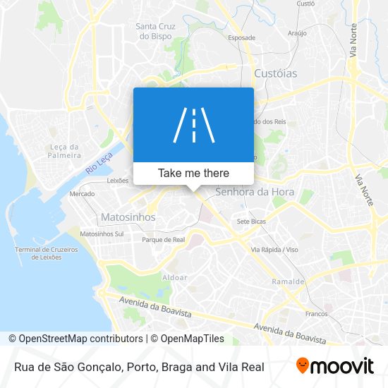 Rua de São Gonçalo mapa
