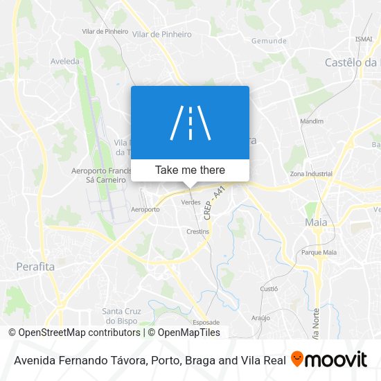 Avenida Fernando Távora map