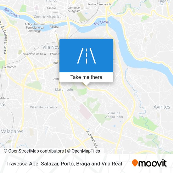 Travessa Abel Salazar mapa