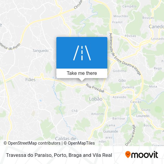 Travessa do Paraíso mapa