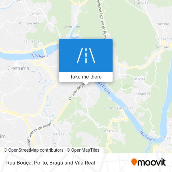 Rua Bouça mapa