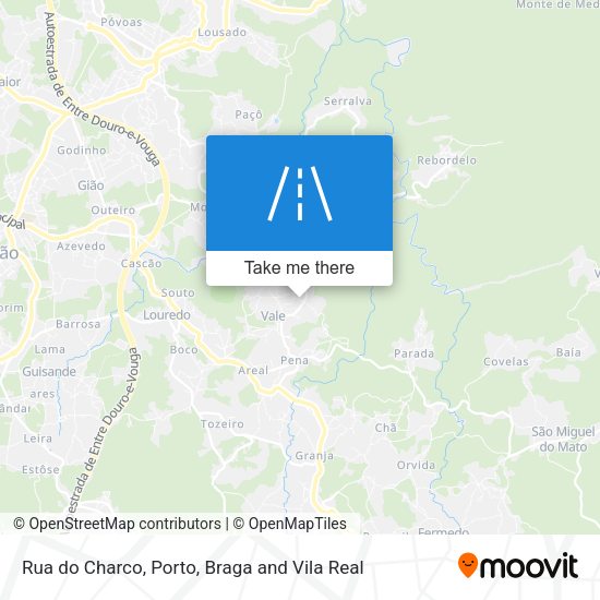 Rua do Charco map