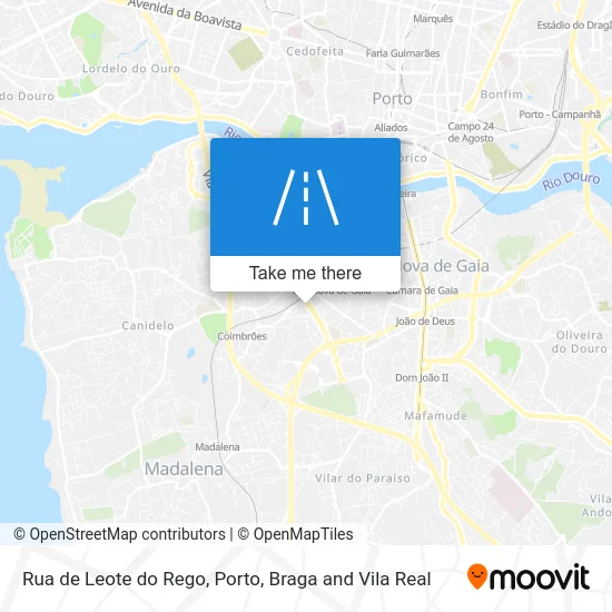 Rua de Leote do Rego map