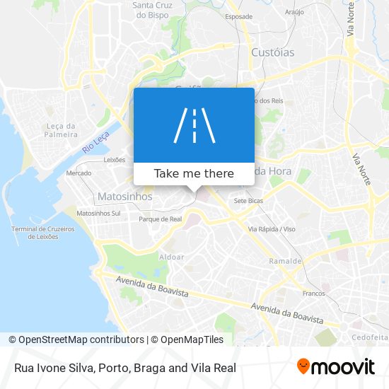 Rua Ivone Silva mapa