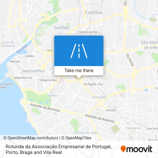Rotunda da Associação Empresarial de Portugal map